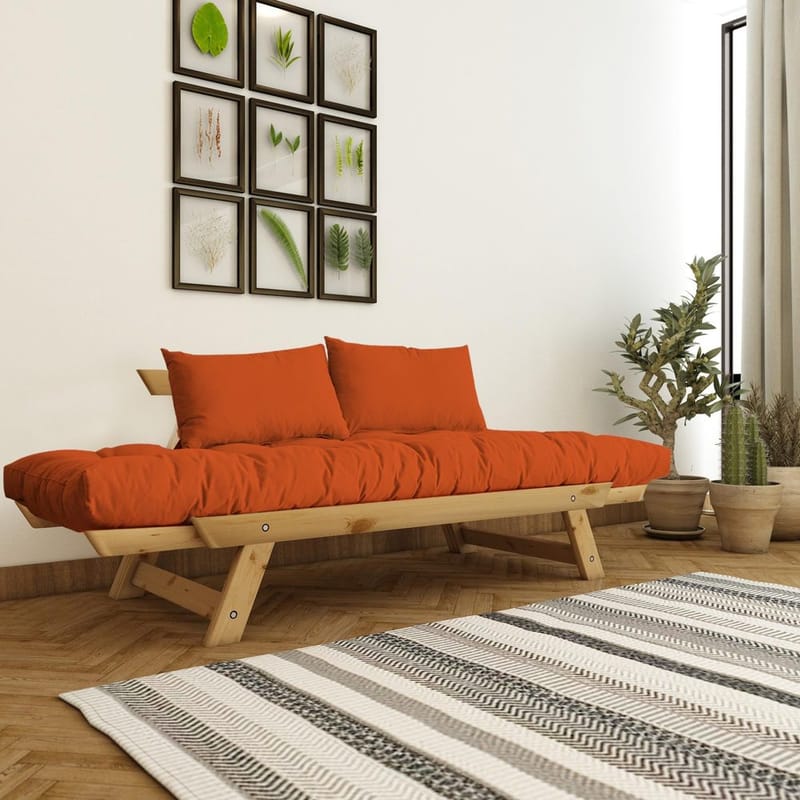 Zylar 2-sits Bäddsoffa - Brun/Natur - Möbler - Soffa - Bäddsoffa