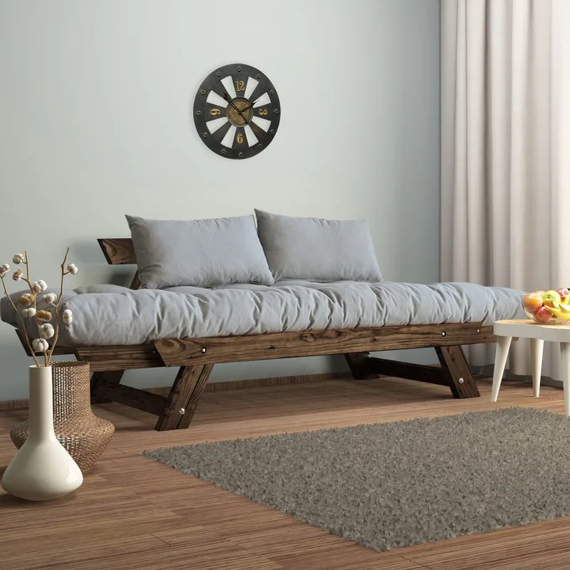 Zylar 2-sits Bäddsoffa - Grå - Möbler - Soffa - Bäddsoffa - Bäddsoffa 2 sits