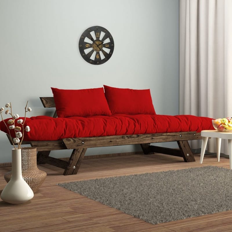 Zylar 2-sits Bäddsoffa - Röd - Möbler - Soffa - Bäddsoffa - Bäddsoffa 2 sits