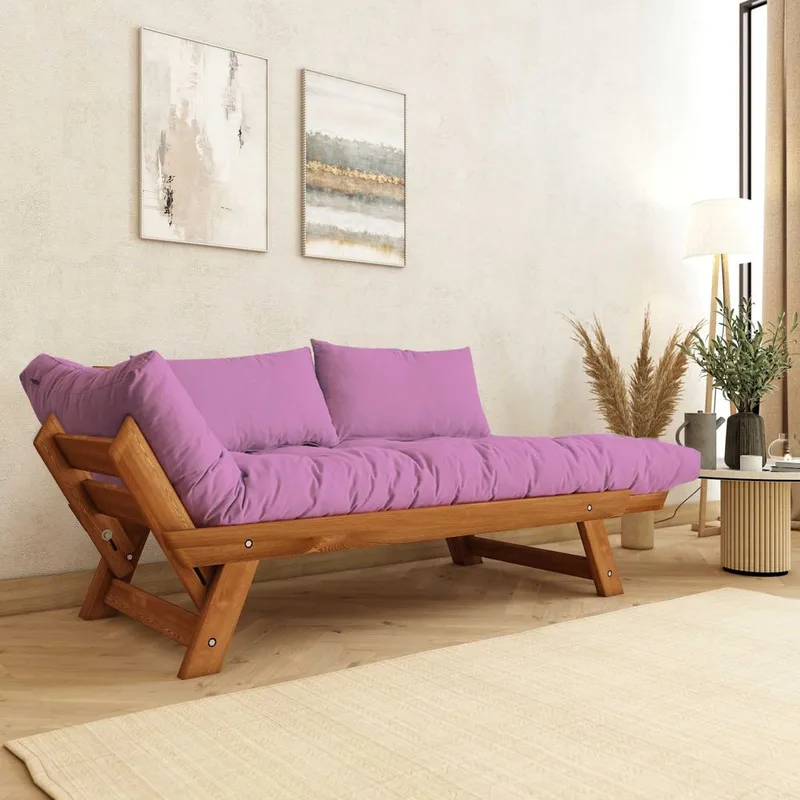 Zylar 2-sits Bäddsoffa - Rosa - Möbler - Soffa - Bäddsoffa