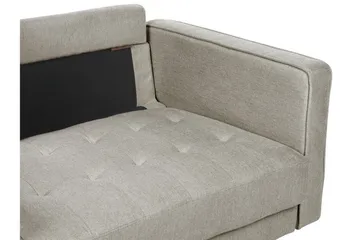 Babur Soffa 2-sits - Taupe/Mörkt trä - Möbler - Soffa - 2 sits soffa
