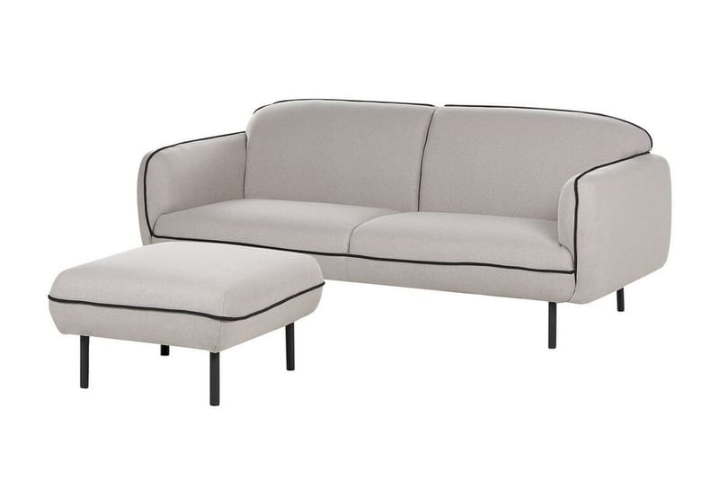 Balint Soffa 3-sits - Grå/Svart - Möbler - Soffa - 3 sits soffa