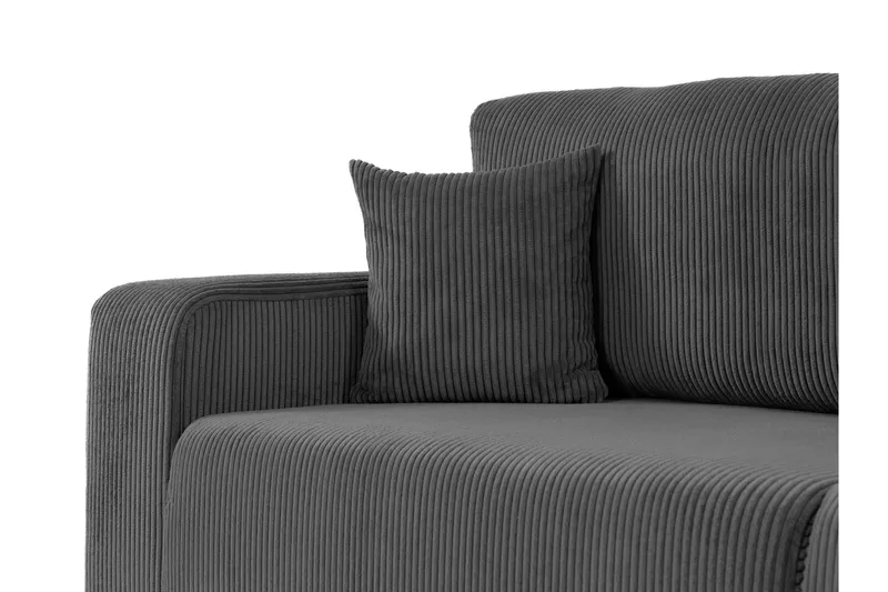 Barile Bäddsoffa 3-sits i Plysch - Brun - Möbler - Soffa - Bäddsoffa