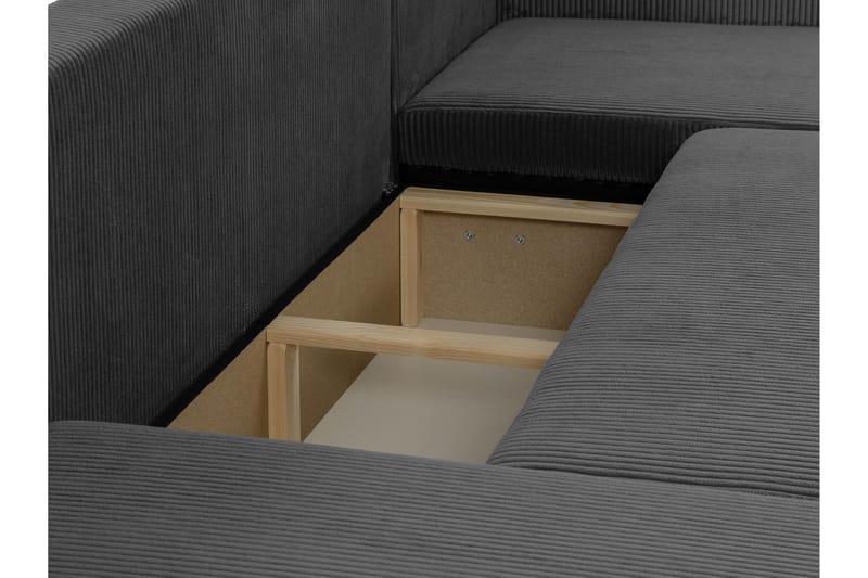 Barile Soffa Dubbeldivan 4-sits - Ljusgrå - Möbler - Soffa - U-soffa