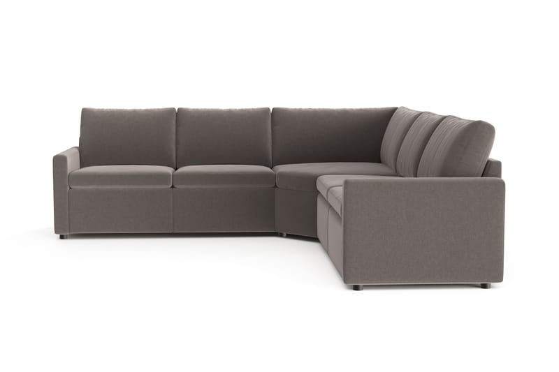 Barsele Hörnsoffa med Recliner 5-sits - Brun - Möbler - Soffa - Biosoffa & reclinersoffa