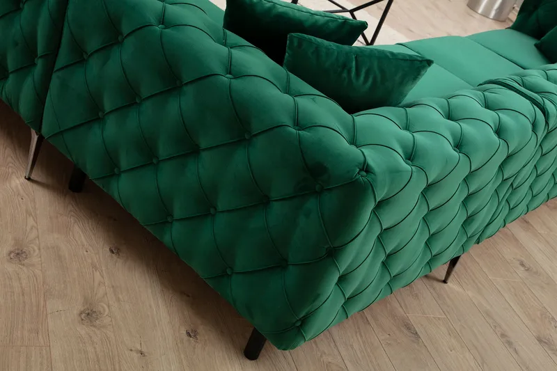 Beachport Hörnsoffa 6-sits - Grön - Möbler - Soffa - Hörnsoffa