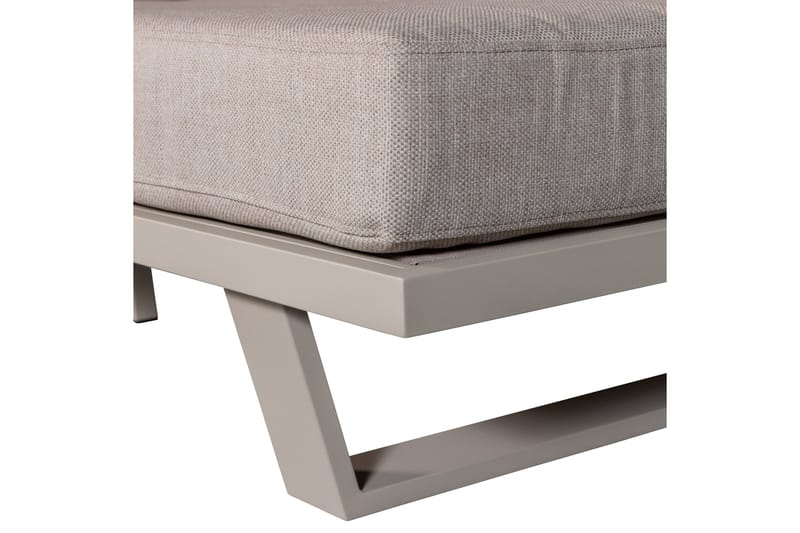 Bear 3-sits Soffa i Tyg med Metallunderrede - Beige - Möbler - Soffa - 3 sits soffa