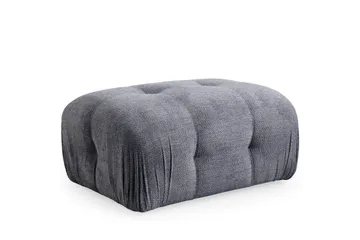 Belgin Bubblig Divansoffa 2-sits med fasta armstöd - Grå - Möbler - Soffa - Modulsoffor - Komplett modulsoffa