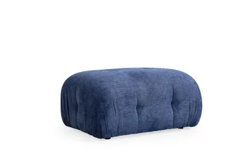 Belgin Bubblig Divansoffa 3-sits med fasta armstöd - Blå - Möbler - Soffa - Modulsoffor - Komplett modulsoffa