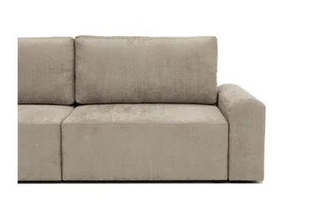 Bella Bäddsoffa 3-sits i Plysch - Beige - Möbler - Soffa - Bäddsoffa