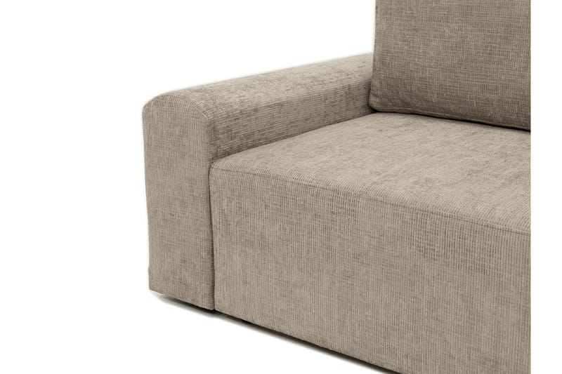 Bella Bäddsoffa 3-sits i Plysch - Grå - Möbler - Soffa - Bäddsoffa