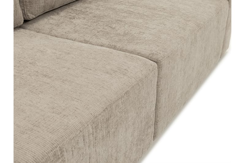Bella Bäddsoffa 3-sits i Plysch - Grå - Möbler - Soffa - Bäddsoffa