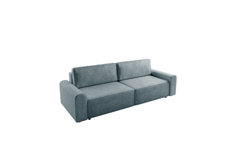 Bella Bäddsoffa 3-sits i Plysch - Grå - Möbler - Soffa - Bäddsoffa