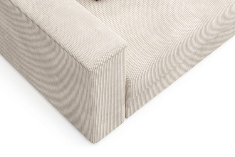Bergen Extra djup 3-sits Bäddsoffa med Bäddmadrass i Latex och Tvättbar klädsel - Beige - Möbler - Soffa - Bäddsoffa - Bäddsoffa 3 sits