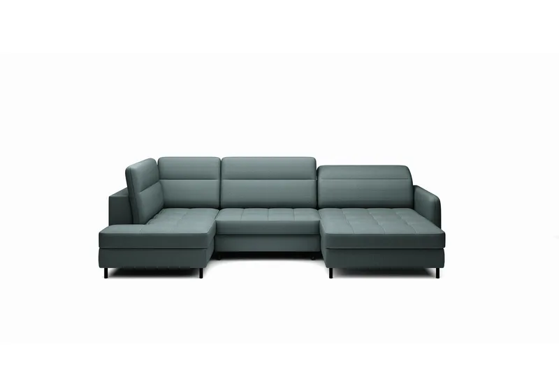 Berrto Soffa med Divan och Schäslong 5-sits - Grön - Möbler - Soffa - U-soffa