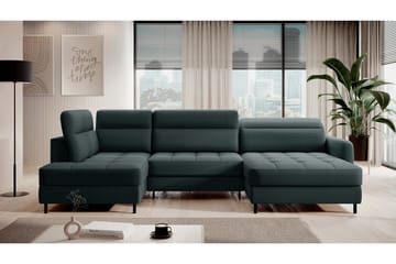 Berrto Soffa med Divan och Schäslong 5-sits - Grön - Möbler - Soffa - U-soffa