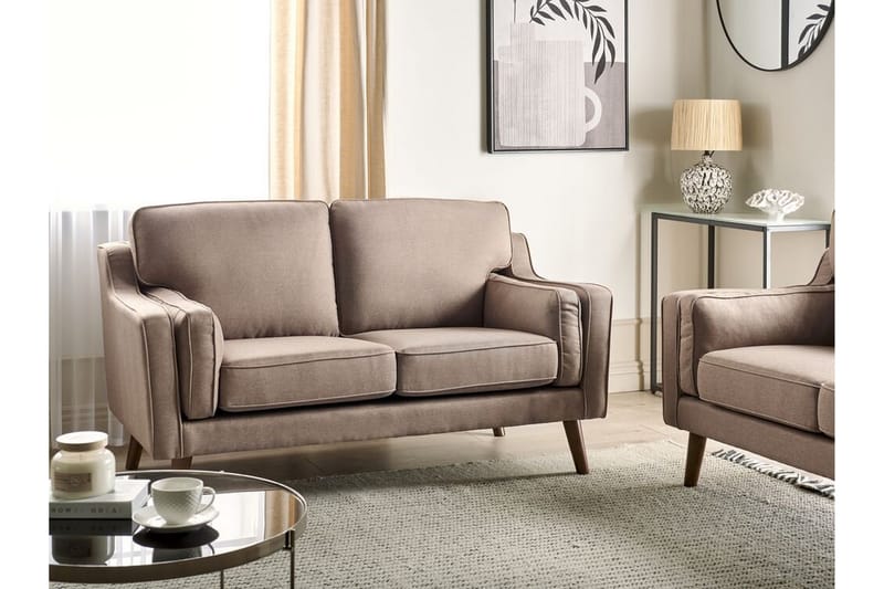 Bertha Soffa 2-sits - Brun/Ljust trä - Möbler - Soffa - 2 sits soffa
