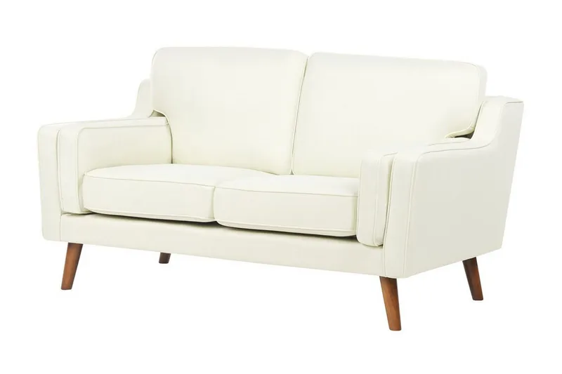 Bertha Soffa 2-sits - Vit/Ljust trä - Möbler - Soffa - 2 sits soffa
