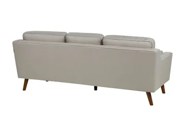 Bertha Soffa 3-sits - Beige/Mörkt trä - Möbler - Soffa - 3 sits soffa