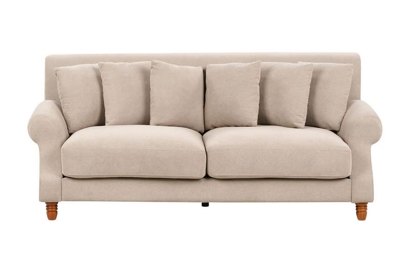 Bijan Soffa 2-sits - Beige/Mörkt trä - Möbler - Soffa - 2 sits soffa