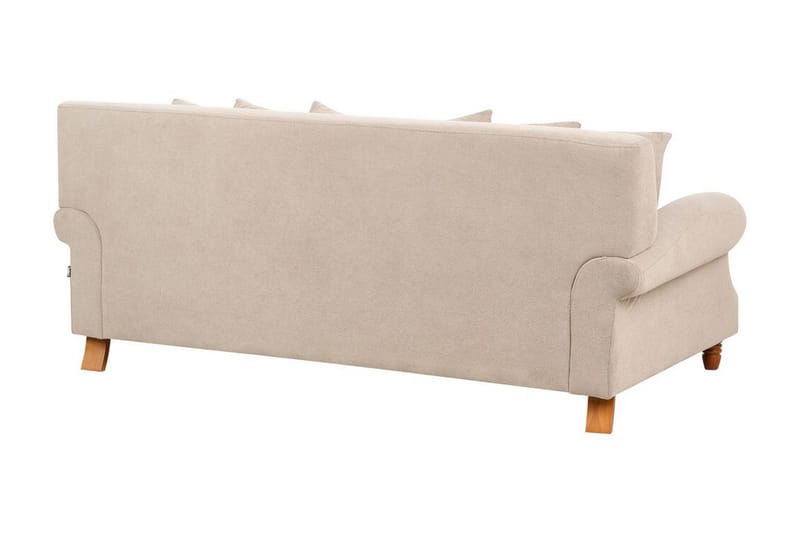 Bijan Soffa 2-sits - Beige/Mörkt trä - Möbler - Soffa - 2 sits soffa