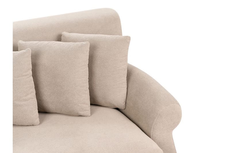 Bijan Soffa 2-sits - Beige/Mörkt trä - Möbler - Soffa - 2 sits soffa