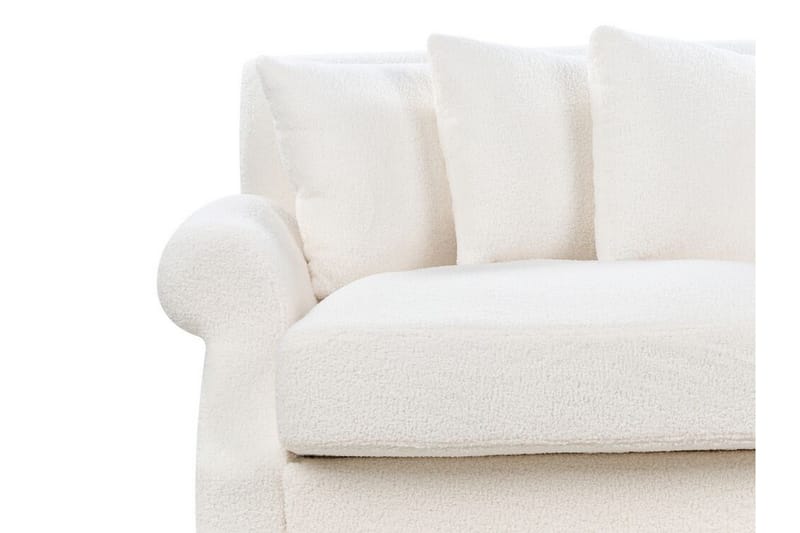 Bijan Soffa 3-sits - Vit/Mörkt trä - Möbler - Soffa - 3 sits soffa