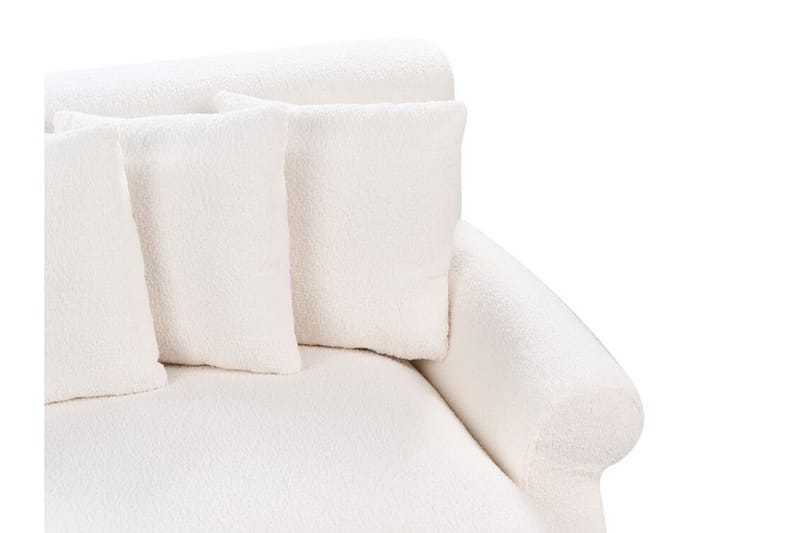 Bijan Soffa 3-sits - Vit/Mörkt trä - Möbler - Soffa - 3 sits soffa