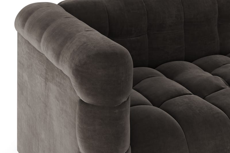 Billsta 3-sits Soffa - Mörkgrå - Möbler - Soffa - Sammetssoffa