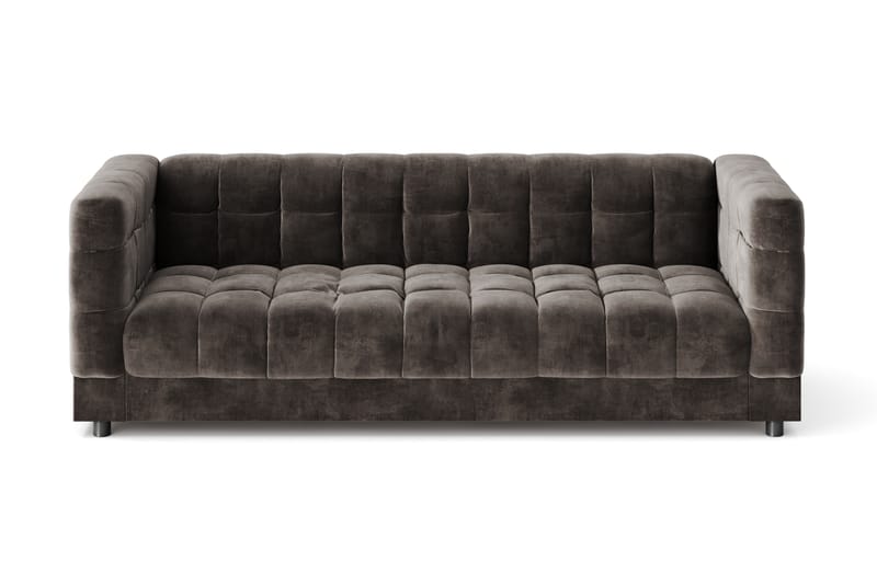 Billsta 3-sits Soffa - Mörkgrå - Möbler - Soffa - Sammetssoffa