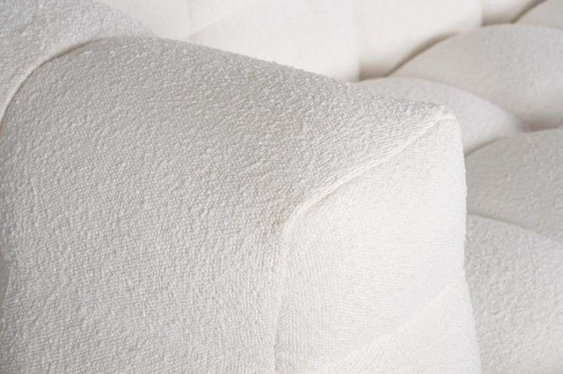 Billy divansoffa offwhite - Bubblig design - 322 cm - Cream - Möbler - Soffa - Divansoffor & schäslongsoffa