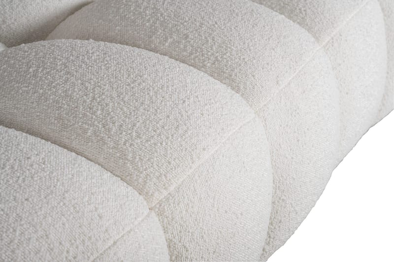 Billy divansoffa offwhite - Bubblig design - 322 cm - Cream - Möbler - Soffa - Divansoffor & schäslongsoffa