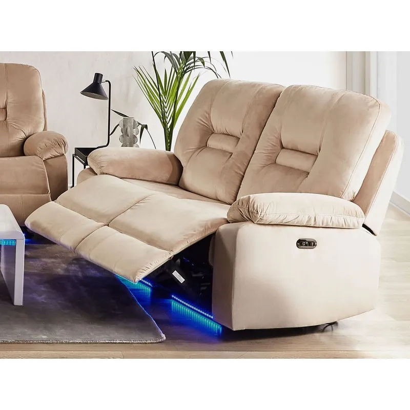 2-sits soffa Rovik - Beige - Möbler - Soffa - Biosoffa & reclinersoffa - 2 sits biosoffa & reclinersoffa
