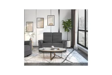 2-sitssoffa Southbrook Antracit, Tyg/Trä/Metall, Elektrisk vilstol - Antracit, Tyg/Trä/Metall, Elektrisk vilstol - Möbler - Soffa - Biosoffa & reclinersoffa - 2 sits biosoffa & reclinersoffa