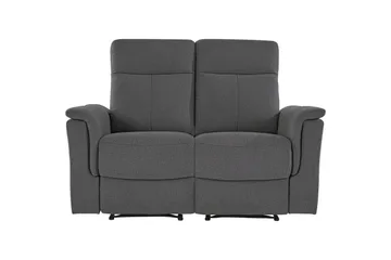 2-sitssoffa Southbrook Antracit, Tyg/Trä/Metall, Elektrisk vilstol - Antracit, Tyg/Trä/Metall, Elektrisk vilstol - Möbler - Soffa - Biosoffa & reclinersoffa - 2 sits biosoffa & reclinersoffa