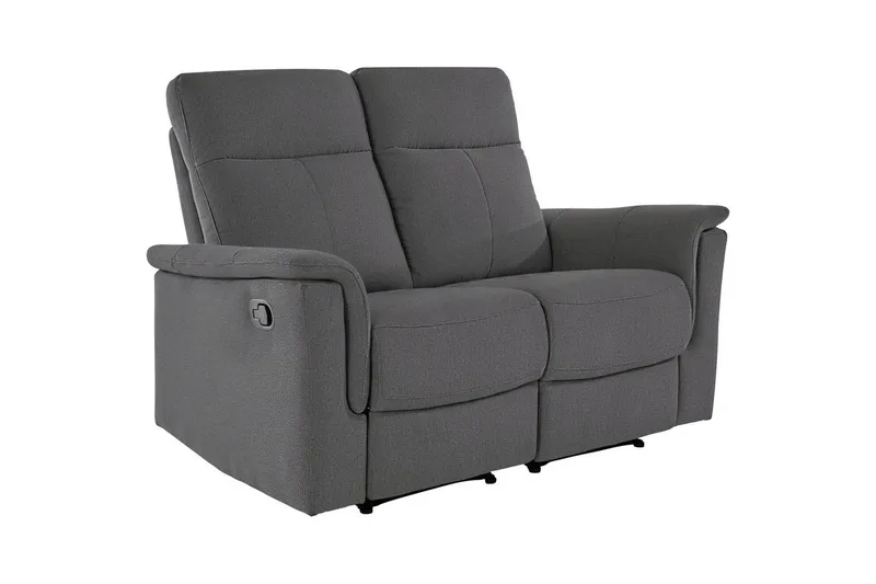 2-sitssoffa Southbrook Antracit, Tyg/Trä/Metall, Manuell vilstol - Antracit, Tyg/Trä/Metall, Manuell vilstol - Möbler - Soffa - Biosoffa & reclinersoffa - 2 sits biosoffa & reclinersoffa