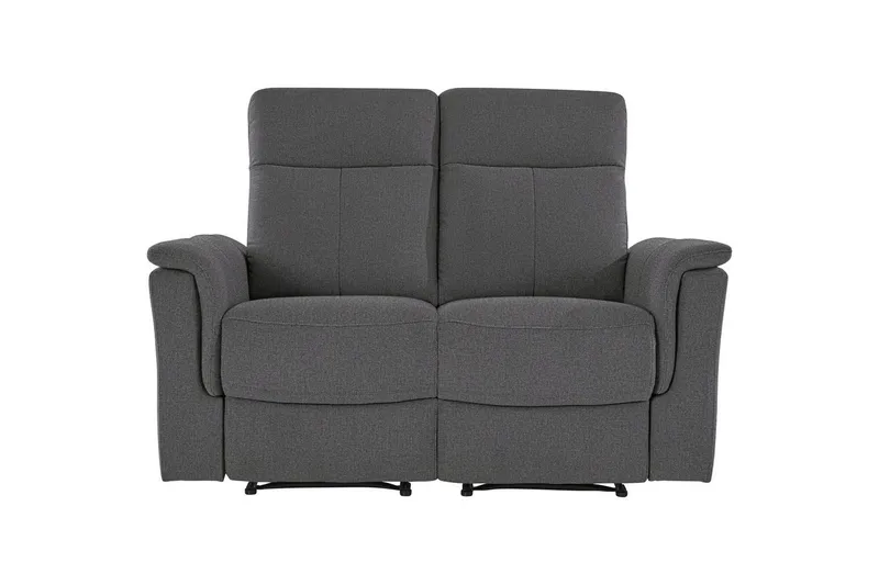 2-sitssoffa Southbrook Antracit, Tyg/Trä/Metall, Manuell vilstol - Antracit, Tyg/Trä/Metall, Manuell vilstol - Möbler - Soffa - Biosoffa & reclinersoffa - 2 sits biosoffa & reclinersoffa