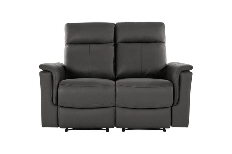 2-sitssoffa Southbrook Grå, PU/trä/metall, Manuell vilstol - Grå, PU/trä/metall, Manuell vilstol - Möbler - Soffa - Biosoffa & reclinersoffa - 2 sits biosoffa & reclinersoffa