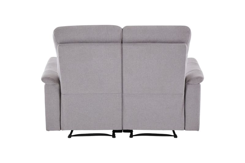 2-sitssoffa Southbrook Ljusgrå, Tyg/Trä/Metall, Manuell vilstol - Ljusgrå, Tyg/Trä/Metall, Manuell vilstol - Möbler - Soffa - Biosoffa & reclinersoffa - 2 sits biosoffa & reclinersoffa