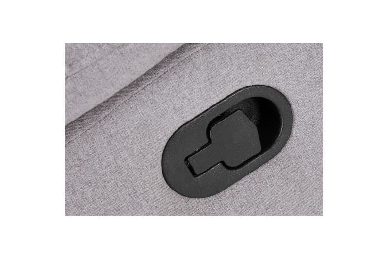 2-sitssoffa Southbrook Ljusgrå, Tyg/Trä/Metall, Manuell vilstol - Ljusgrå, Tyg/Trä/Metall, Manuell vilstol - Möbler - Soffa - Biosoffa & reclinersoffa - 2 sits biosoffa & reclinersoffa