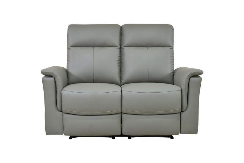 2-sitssoffa Southbrook Ljusgrå, PU/trä/metall, Elektrisk vilstol - Ljusgrå, PU/trä/metall, Elektrisk vilstol - Möbler - Soffa - Biosoffa & reclinersoffa - 2 sits biosoffa & reclinersoffa