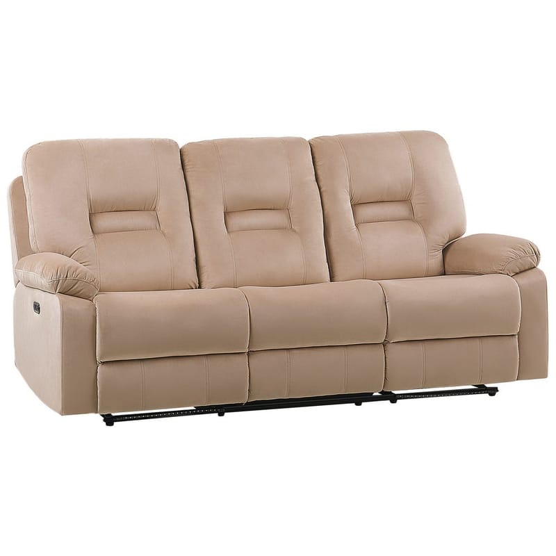 3-sits soffa Rovik - Beige - Möbler - Soffa - Biosoffa & reclinersoffa - 3 sits biosoffa & reclinersoffa