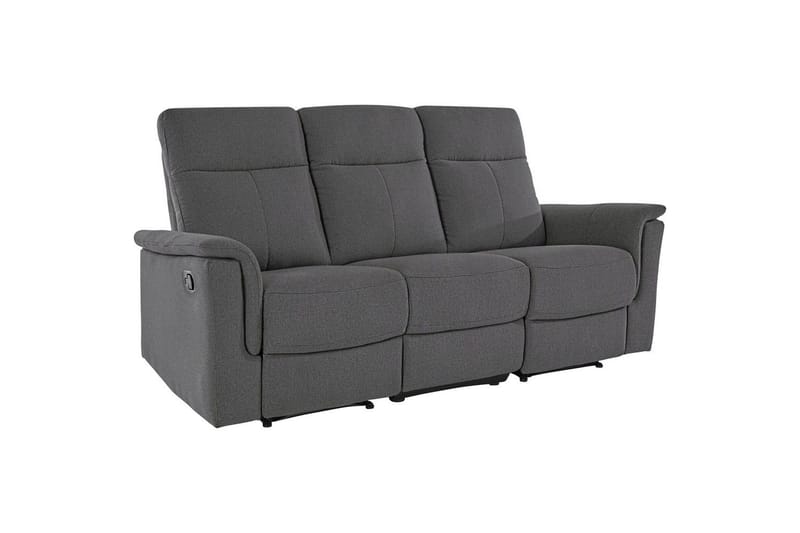 3-sitssoffa Southbrook Antracit, Tyg/Trä/Metall, Manuell vilstol - Antracit, Tyg/Trä/Metall, Manuell vilstol - Möbler - Soffa - Biosoffa & reclinersoffa - 3 sits biosoffa & reclinersoffa