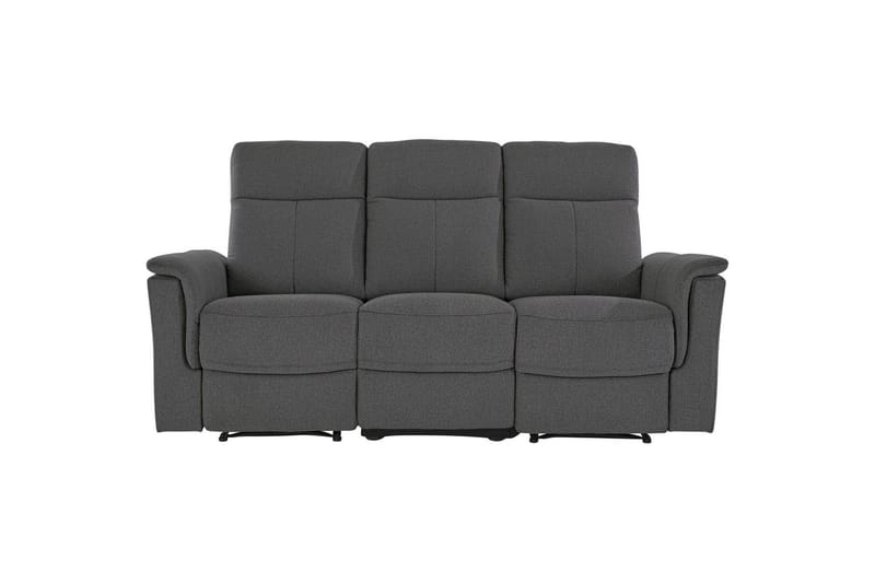 3-sitssoffa Southbrook Antracit, Tyg/Trä/Metall, Manuell vilstol - Antracit, Tyg/Trä/Metall, Manuell vilstol - Möbler - Soffa - Biosoffa & reclinersoffa - 3 sits biosoffa & reclinersoffa