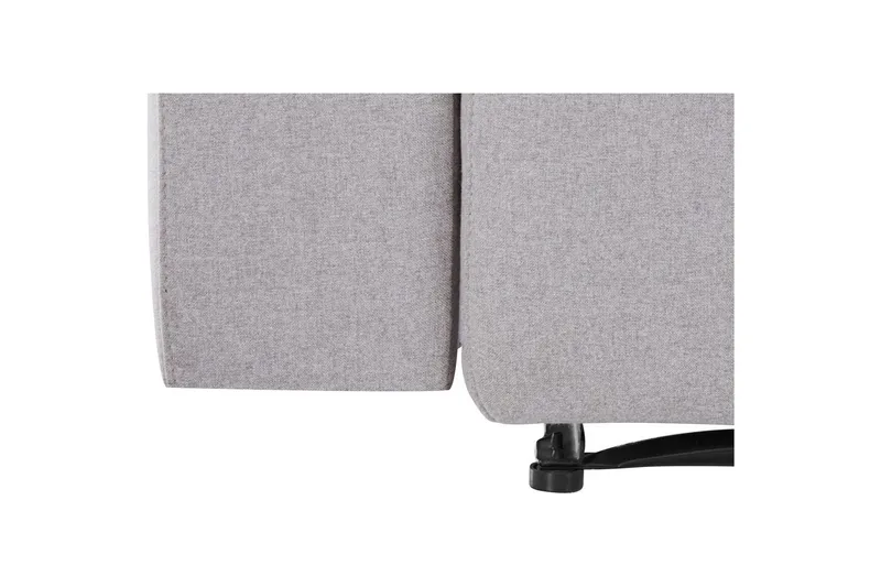 3-sitssoffa Southbrook Ljusgrå, Tyg/Trä/Metall, Manuell vilstol - Ljusgrå, Tyg/Trä/Metall, Manuell vilstol - Möbler - Soffa - Biosoffa & reclinersoffa - 3 sits biosoffa & reclinersoffa