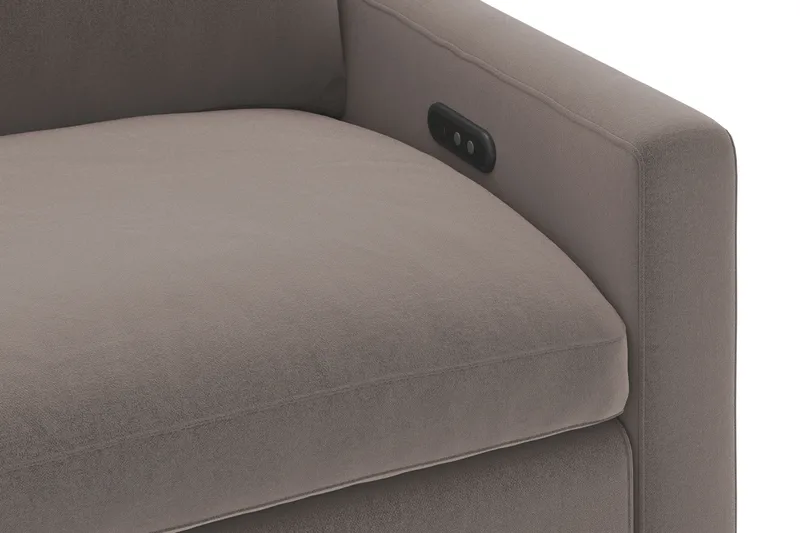 Barsele 2-sits Elektrisk Reclinersoffa - Brun - Möbler - Soffa - Biosoffa & reclinersoffa - 2 sits biosoffa & reclinersoffa