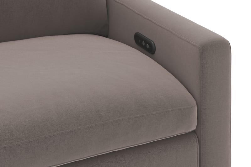 Barsele 2-sits Elektrisk Reclinersoffa - Brun - Möbler - Soffa - Biosoffa & reclinersoffa - 2 sits biosoffa & reclinersoffa