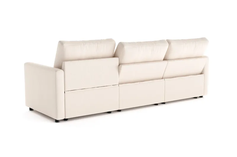 Barsele 3-sits Elektrisk Reclinersoffa - Beige - Möbler - Soffa - Biosoffa & reclinersoffa - 3 sits biosoffa & reclinersoffa