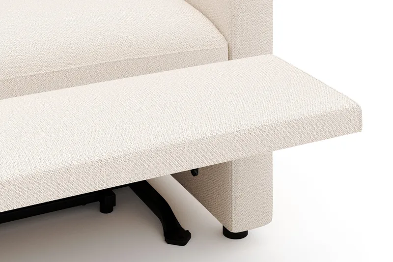 Barsele 3-sits Elektrisk Reclinersoffa - Beige - Möbler - Soffa - Biosoffa & reclinersoffa - 3 sits biosoffa & reclinersoffa