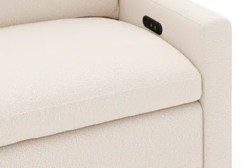 Barsele 3-sits Elektrisk Reclinersoffa - Beige - Möbler - Soffa - Biosoffa & reclinersoffa - 3 sits biosoffa & reclinersoffa